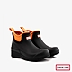 HUNTER - 女鞋-PLAY潛水布拼接切爾西踝靴 - 黑色/陽光橘 product thumbnail 1
