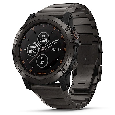 GARMIN fenix 5X Plus 行動支付音樂GPS複合式心率腕錶