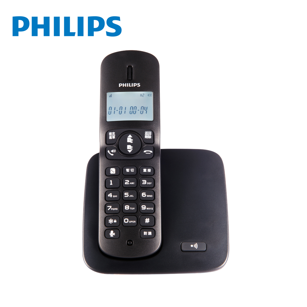 【PHILIPS】 2.4GHz數位無線電話 DCTG1861