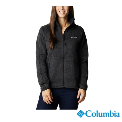 Columbia 哥倫比亞 女款- 快排刷毛外套-黑色 UAR05690BK/HF
