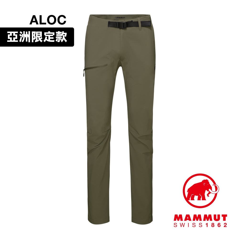 【Mammut 長毛象】AEGILITY Slim Pants AF Men 防潑水輕量彈性健行長褲 綠鬣蜥 男款 #1022-00272