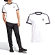 Adidas 3-Stripes Tee 男款 白色 亞洲版 復古 休閒 修身 撞色 上衣 T恤 短袖 IA4846 product thumbnail 1