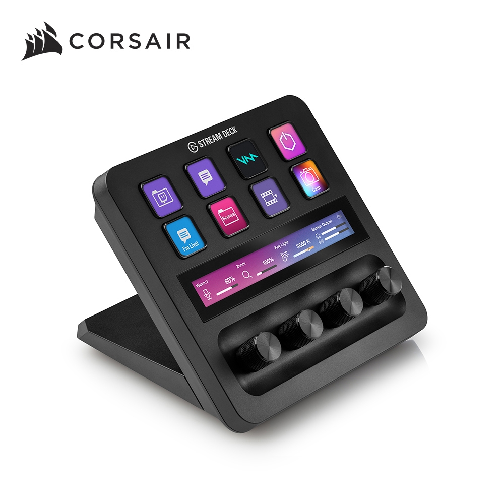 海盜船CORSAIR ELGATO STREAM DECK + 視頻直播操作控制器| USB | Yahoo