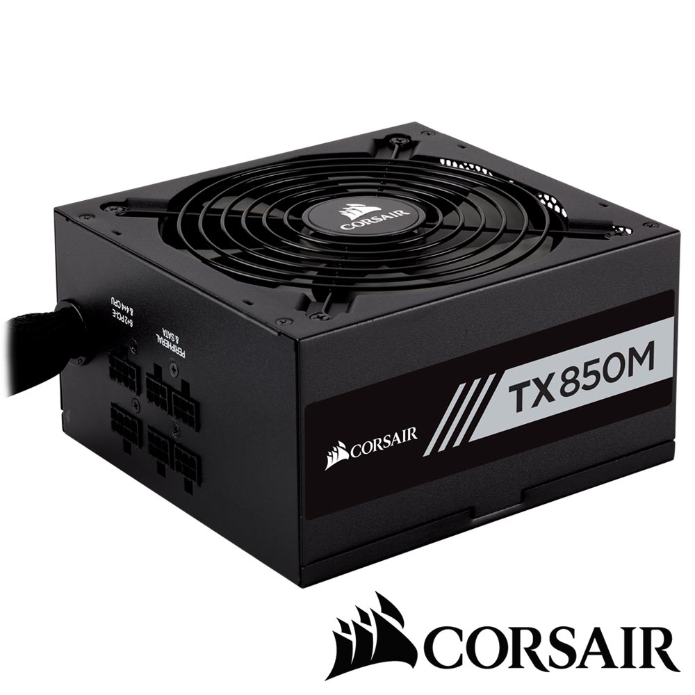 【CORSAIR海盜船】TX850M 80Plus金牌 電源供應器