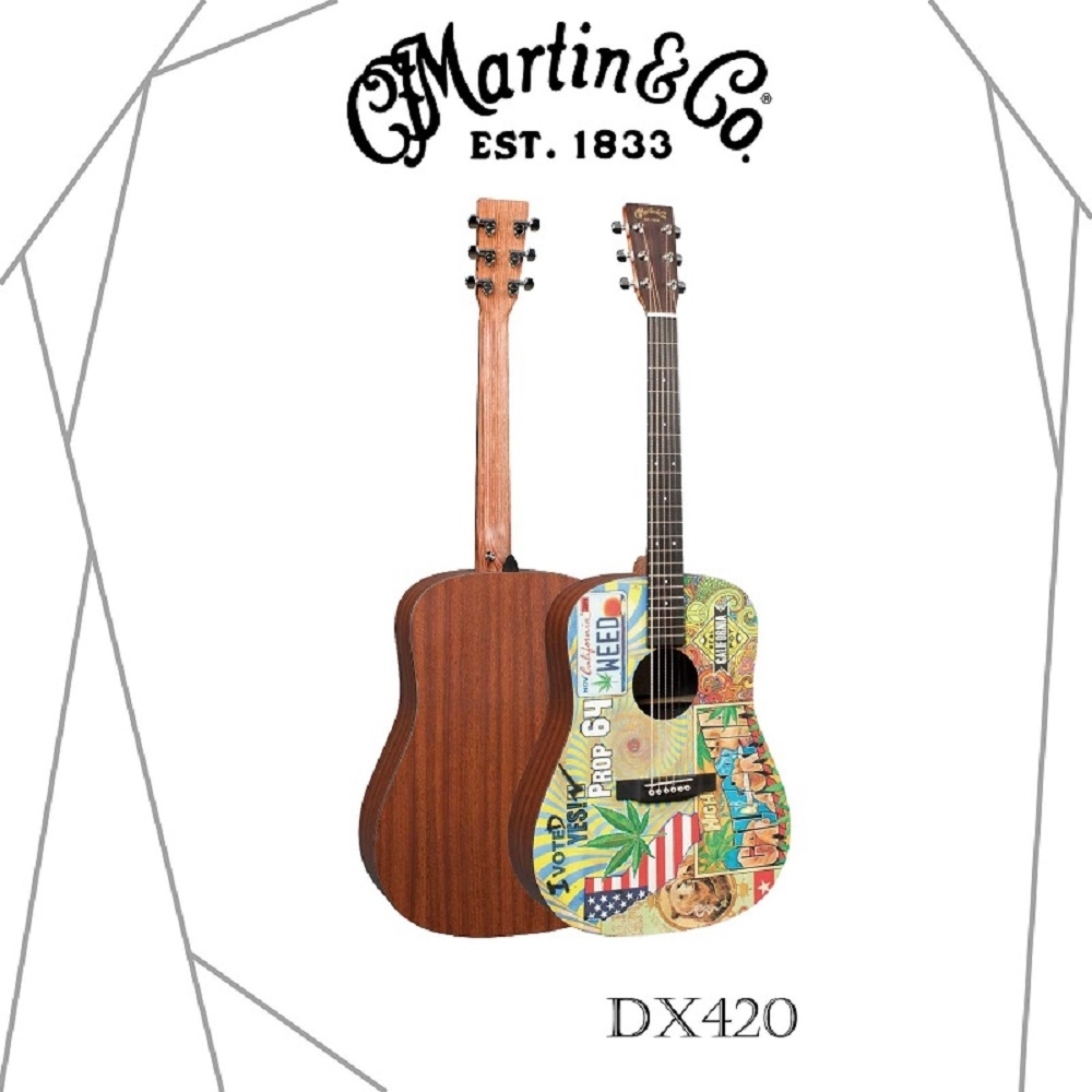 Martin DX240木吉他/藝術家聯名款