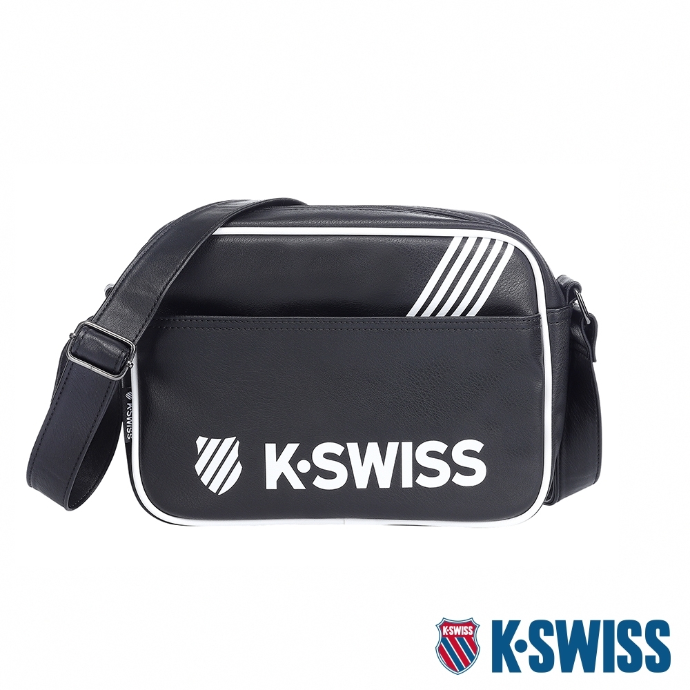 K-SWISS KS Pu Shoulder Bag休閒斜背包-黑