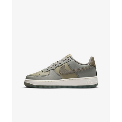 NIKE AIR FORCE 1 LV8 4 (GS) 男女大童休閒鞋-灰綠-FQ6948001