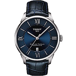 TISSOT天梭 杜魯爾黃曉明動力80H機械腕錶(T0994071604800)-42mm