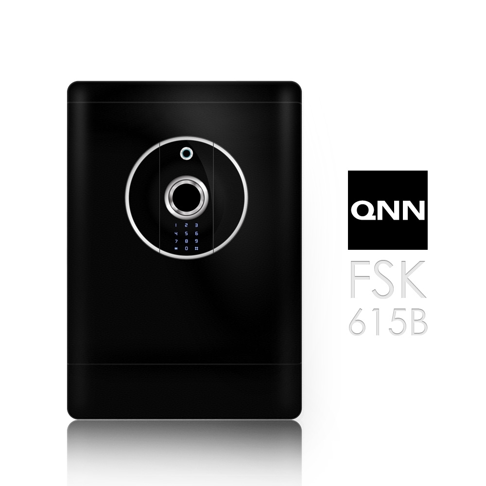 巧能QNN觸控指紋/密碼/鑰匙智能數位電子保險箱FSK-615B