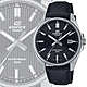 CASIO 卡西歐 EDIFICE 堅實俐落時標 大三針運動風腕錶-黑 皮革錶帶 EFV-150L-1AV product thumbnail 1