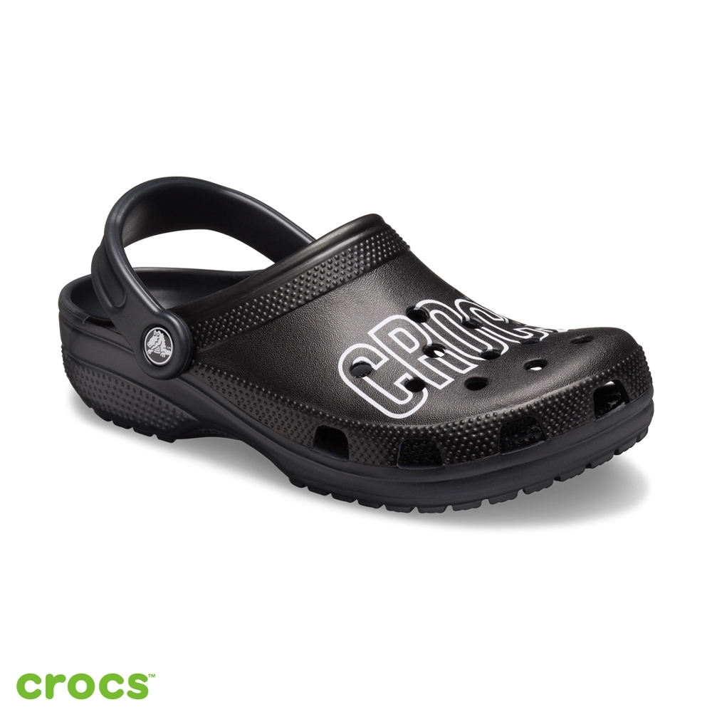 Crocs卡駱馳 (中性鞋) 經典LOGO圖案克駱格 206450-066