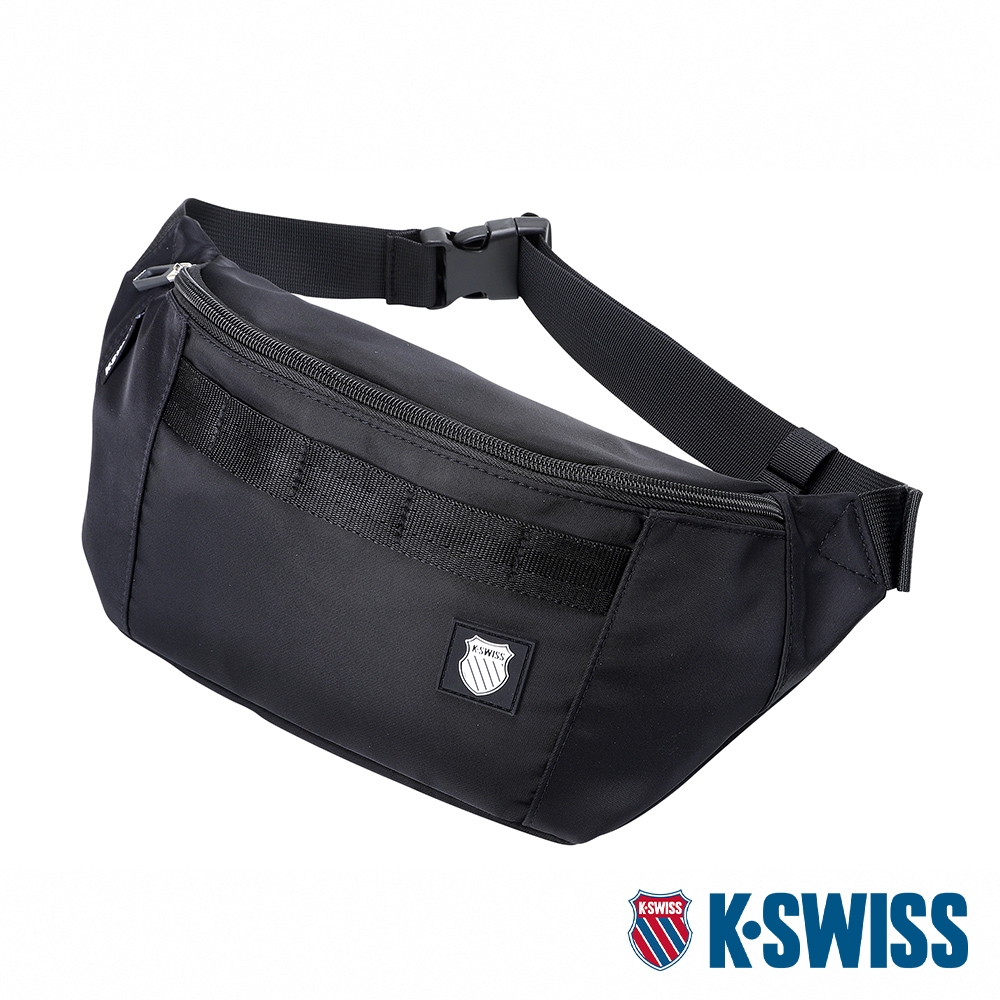 K-SWISS  Fanny Pack 運動腰包-黑