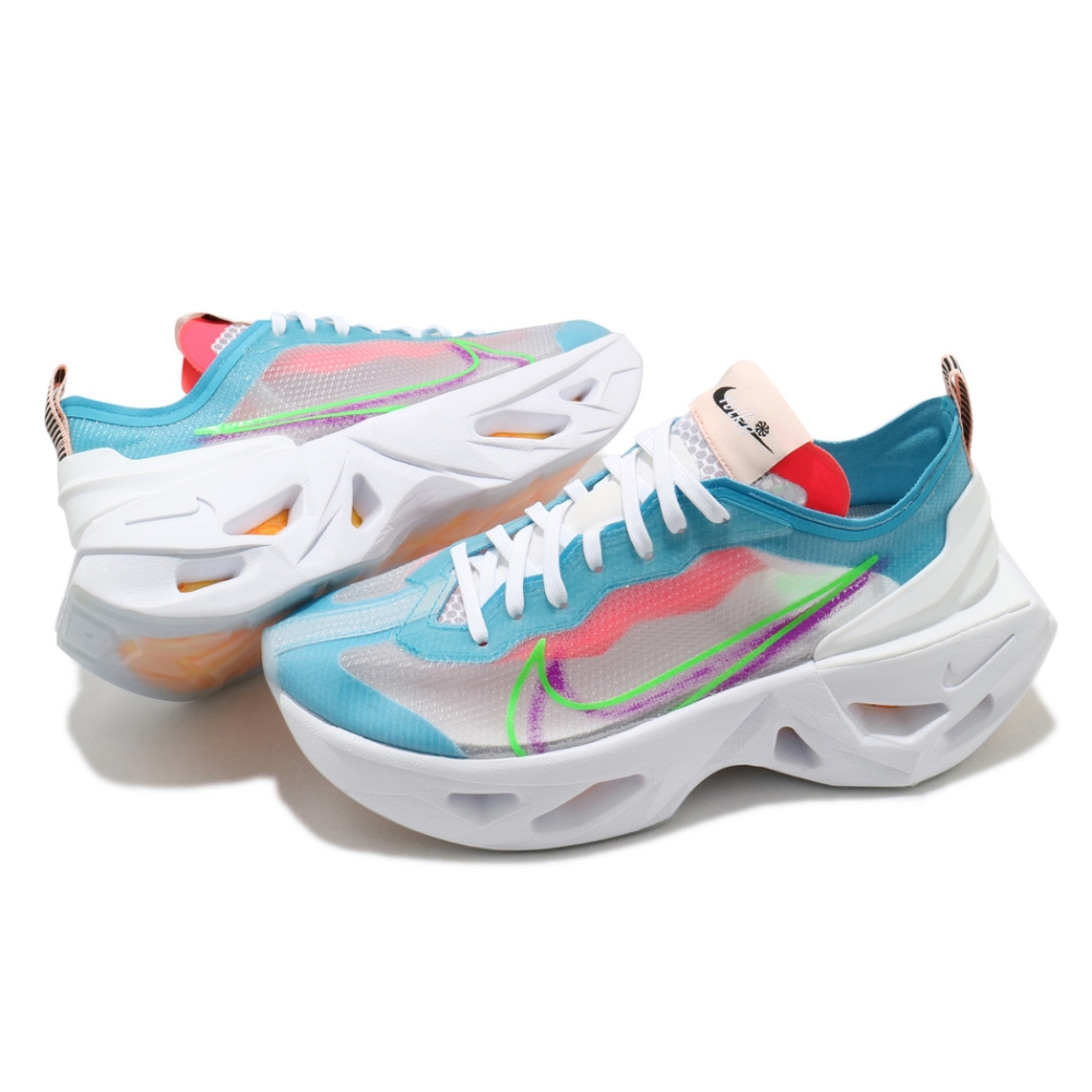 Nike 休閒鞋Zoom X Vista Grind 女鞋海外限定厚底舒適避震穿搭白藍