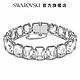 SWAROVSKI 施華洛世奇 Millenia 手鏈 八角形切割, 白色, 鍍白金色 product thumbnail 2