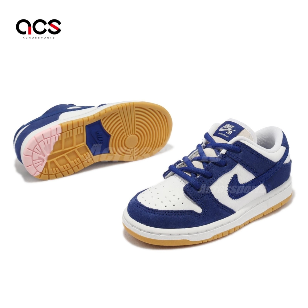 Nike 童鞋SB Dunk Low PRO TD 幼童藍白道奇隊Dodgers 小童鞋學步鞋