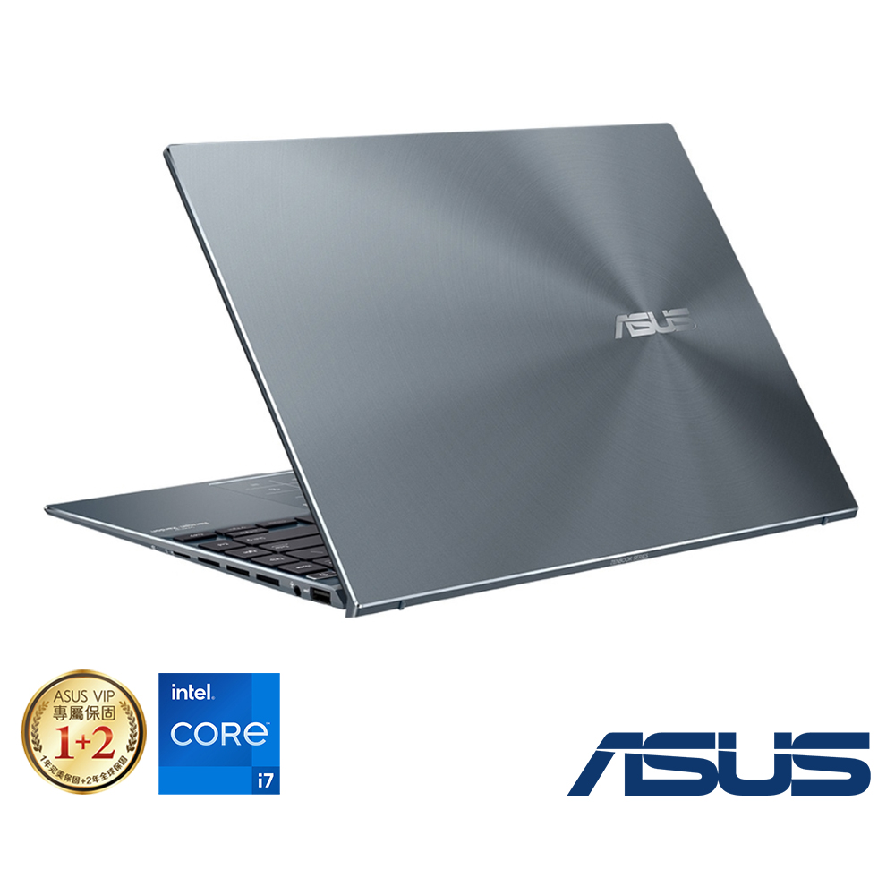 ASUS UX5401ZA 14吋2.8K筆電 (i7-12700H/16G/1TB SSD/ZenBook/綠松灰)