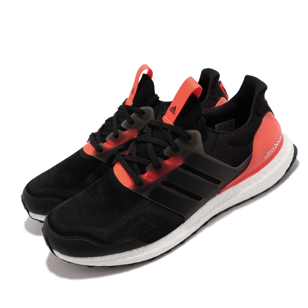 adidas 慢跑鞋 Ultraboost DNA MONO 男鞋 愛迪達 襪套 避震 包覆 馬牌底 運動 黑 紅 GX3078