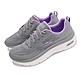 Skechers 休閒鞋 Go Walk Hyper Burst 女鞋 避震 緩衝 回彈 健走 瑜珈鞋墊 灰 紫 124578GYPR product thumbnail 2