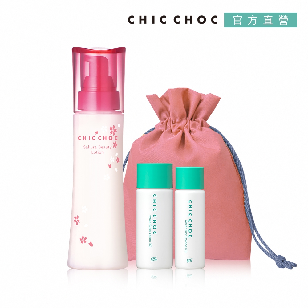 CHIC CHOC 櫻花保濕買1送3優惠組