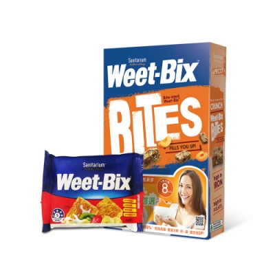 【Weet-Bix】澳洲全穀片-MINI杏桃口味(500g/盒) 送麥香隨身包1包