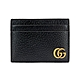 Gucci Marmont 仿舊金logo卡片/鈔票夾(436022-黑) product thumbnail 1