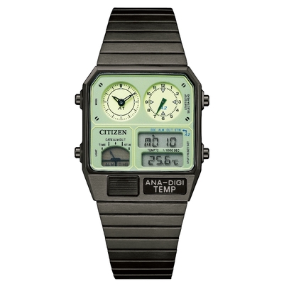 CITIZEN 星辰錶 溫度計 夜光型者錶款(JG2147-85X)33mm