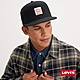 Levis 男女同款 可調式工裝版帽 / 雙馬標誌布章 / 黑 product thumbnail 1