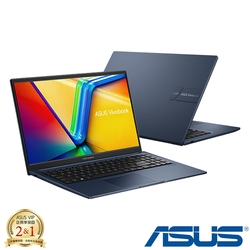 (M365組) ASUS X1504ZA 15.6吋效能筆電 (i3-1215U/8G/512G PCIe SSD/Vivobook 15/午夜藍)