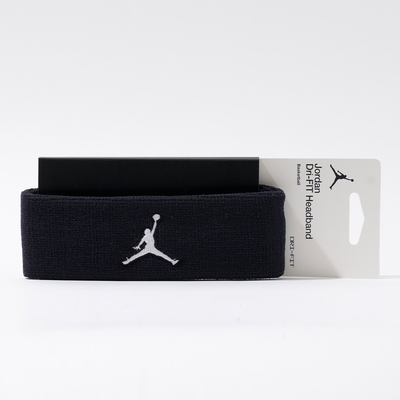 Nike Jordan DRI-FIT 黑色 單⾊頭帶 運動 休閒 頭帶 JKN0001-0OS