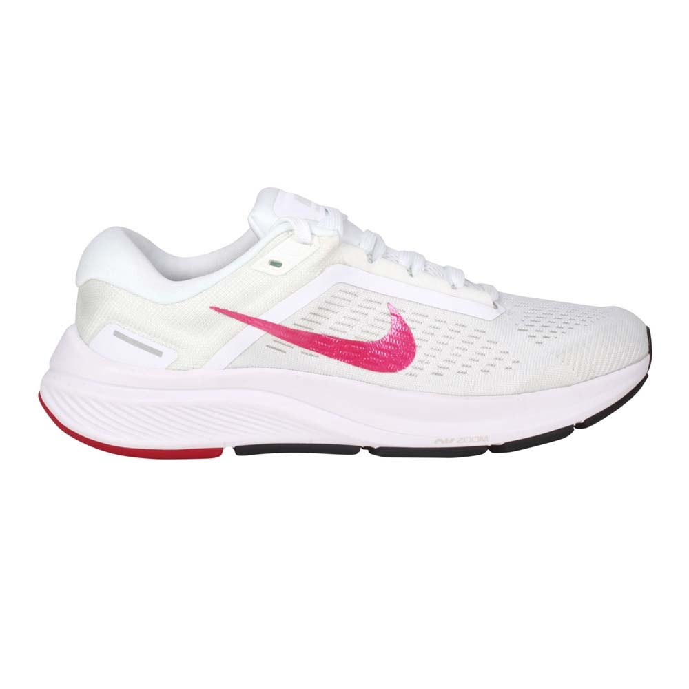 NIKE W AIR ZOOM STRUCTURE 24 女慢跑鞋-運動 DA8570-103 白桃紅