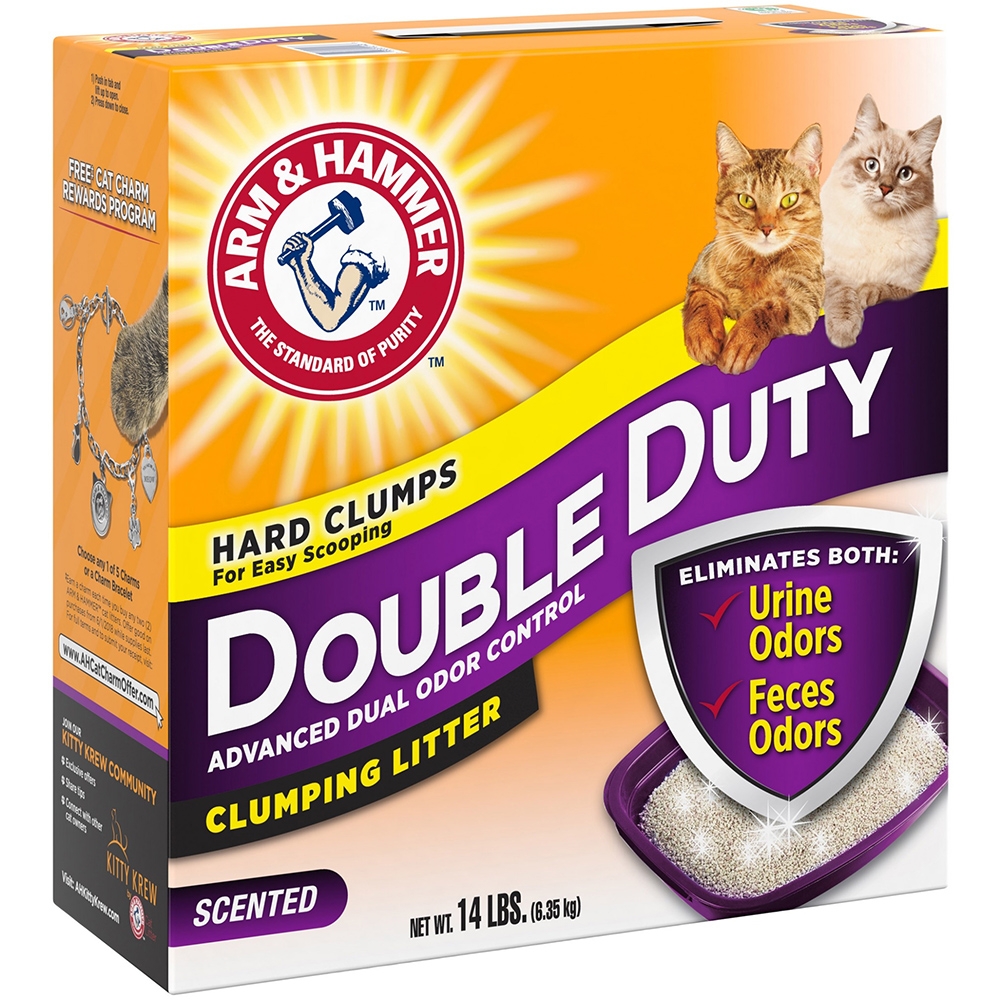 ARM&HAMMER 鐵鎚牌 貓砂 加強除臭 14LB(6.35kg)