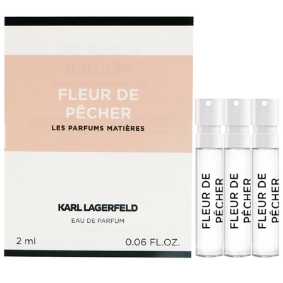 Karl Lagerfeld 卡爾 桃色時尚女性淡香精 2ml 針管 *3入組