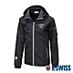 K-SWISS  Attached Hoodie Jkt防風外套-男-黑 product thumbnail 1