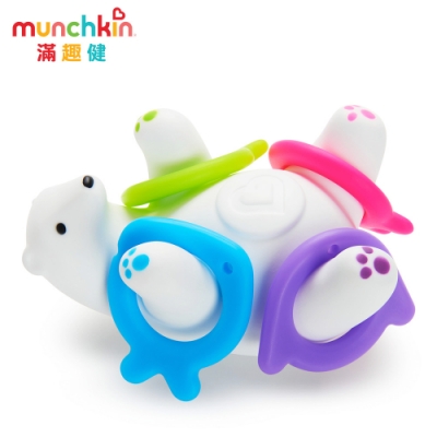 munchkin滿趣健-北極熊漂浮洗澡玩具