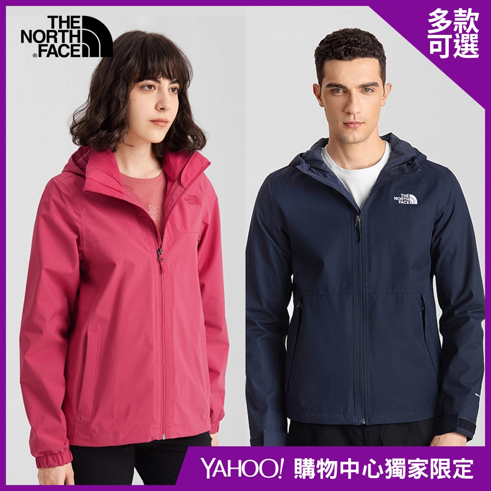 【The North Face】獨家限定爆款-男女防水透氣衝鋒衣/防風外套