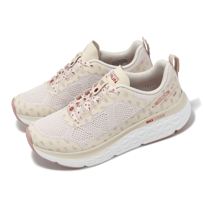 Skechers 慢跑鞋 Max Cushioning Delta 女鞋 米白 紅 CNY 龍年 避震 厚底 運動鞋 800023NAT