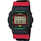 CASIO 卡西歐 G-SHOCK 紅武士 帆布錶帶手錶 迎春好禮 DW-5600THC-1 product thumbnail 1