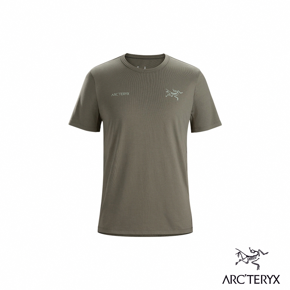 Arcteryx 始祖鳥 男 Captive Logo 短袖圓領衫 糧草綠