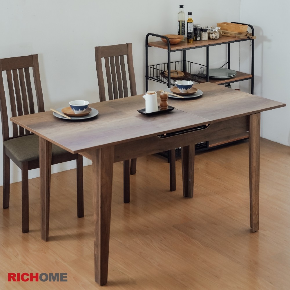 RICHOME-夏拉可延伸餐桌W120-150xD70xH75CM