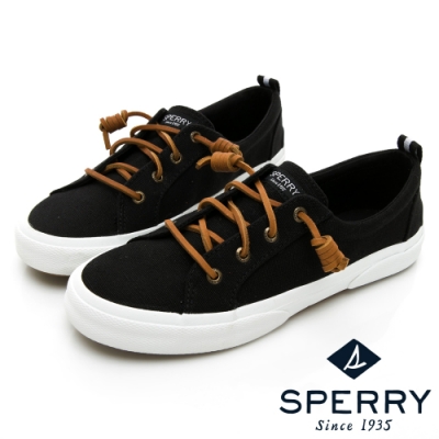 SPERRY 復古風尚經典帆布鞋(女)-黑