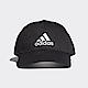 Adidas Bball Cap Cot [FK0891] 男女 老帽 鴨舌帽 棒球帽 六分割 經典款 防曬 黑 product thumbnail 1