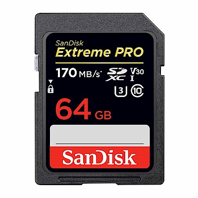 SanDisk Extreme Pro SDXC UHS-I(V30) 64GB記憶卡