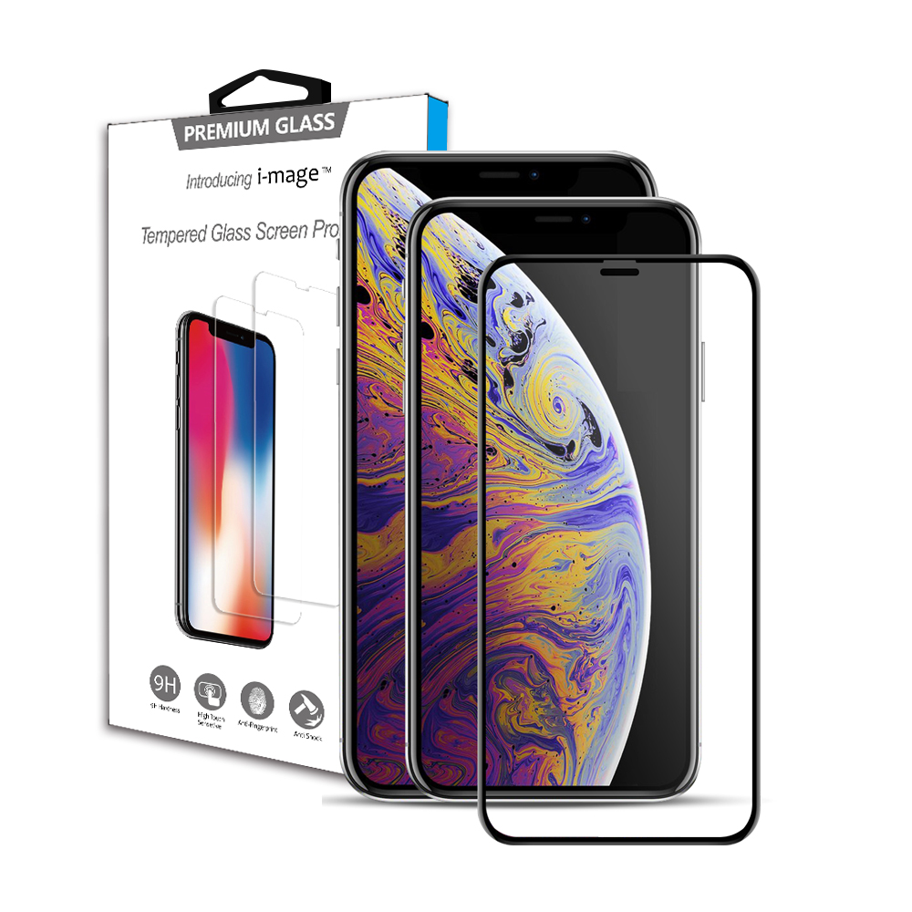 i-mage蘋果 iPhone 11 Pro/Xs/X 5.8吋 滿版 3D+ 鋼化玻璃保護貼