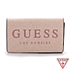 GUESS-女包-純色皮面文字LOGO小肩包-粉 原價2890 product thumbnail 1