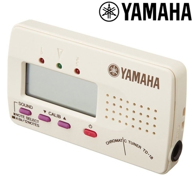 『YAMAHA』CHROMATIC TUNER 吉他貝斯管弦樂調音器 TD-18WE含拾音夾 / 公司貨