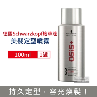 德國Schwarzkopf施華蔻 黑旋風專業沙龍美髮定型噴霧100ml/銀罐-3號