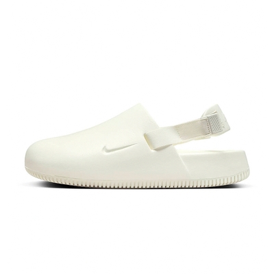 Nike W Calm Mule White 女 白 輕便 穿搭 休閒 拖鞋 FB2185-100