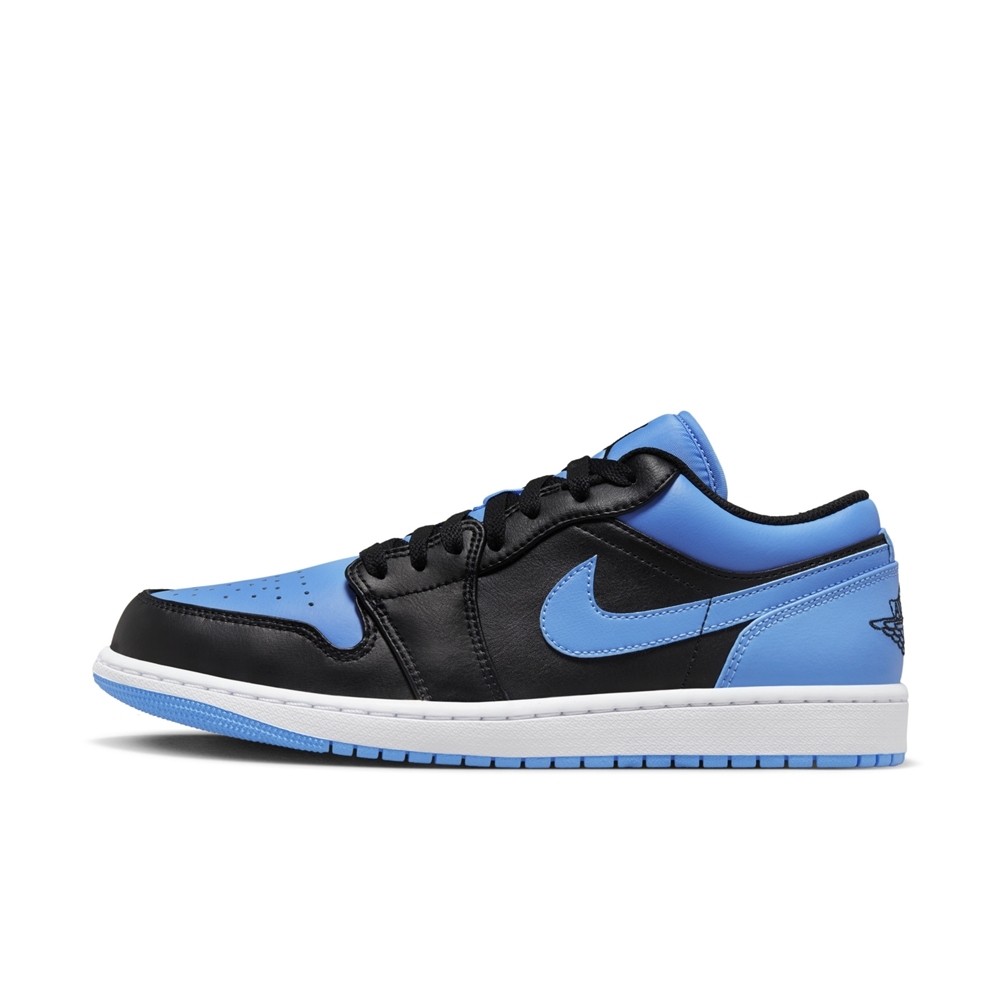 NIKE AIR JORDAN 1 LOW 男運動休閒鞋-黑藍-553558041