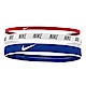 Nike Mixed Width [N0002548905OS] 髮帶 髮束 運動 止滑 3入 紅白藍 product thumbnail 1