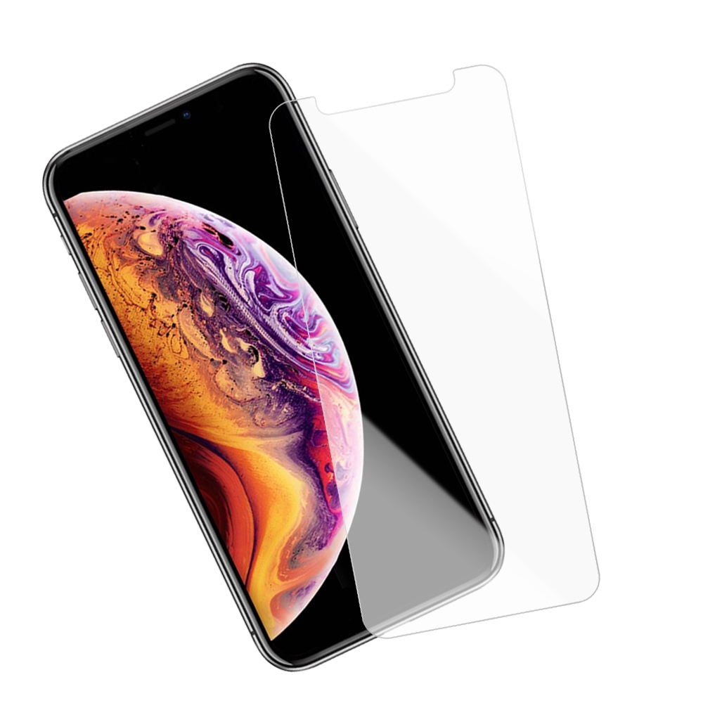 iPhoneX XS 高清透明非滿版半屏9H玻璃鋼化膜手機保護貼 iPhoneX保護貼 iPhoneXS保護貼
